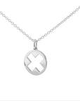 Pendentif X - Argent massif