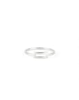 Bague Primaire Rectangle 2 or blanc
