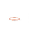 Bague Primaire Rectangle 3 or rose