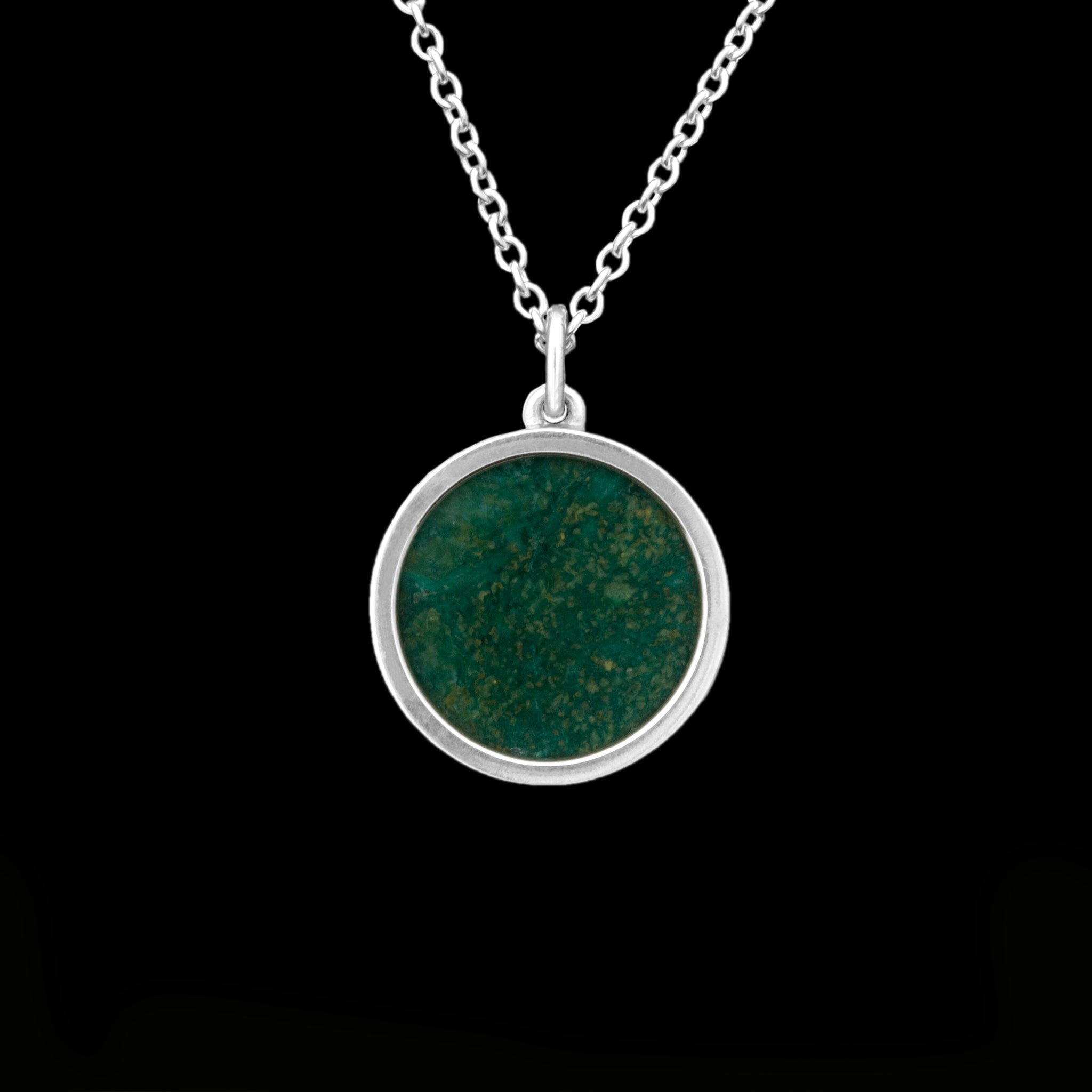 ROND pendant - Verdite